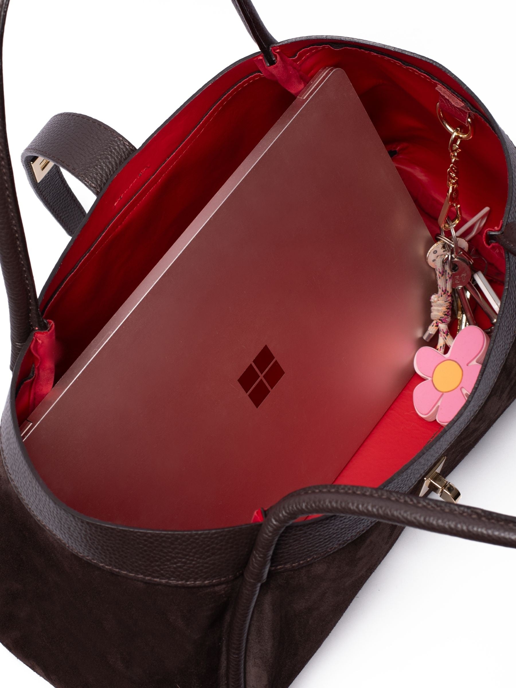 LRM Goods brown Harriet leather tote bag, British product