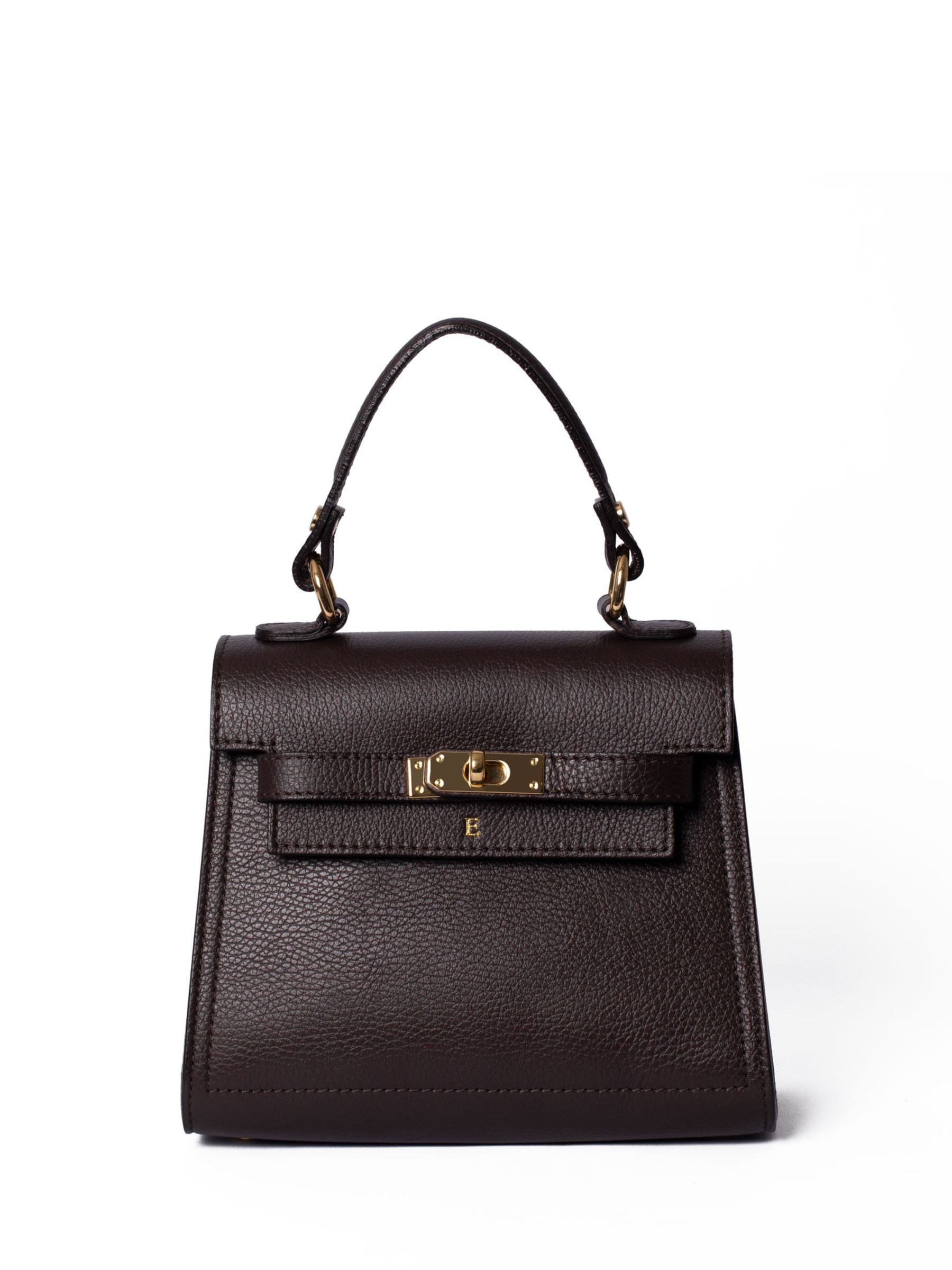 LRM Goods brown Polly top handle leather handbag, UK version