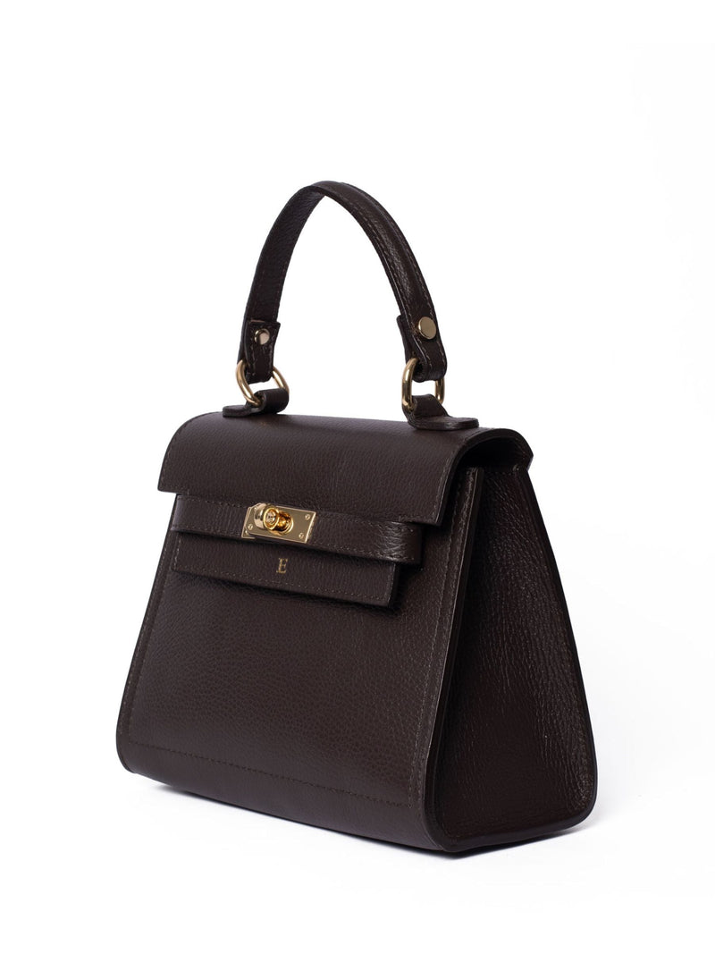 LRM Goods brown Polly top handle leather handbag, UK version