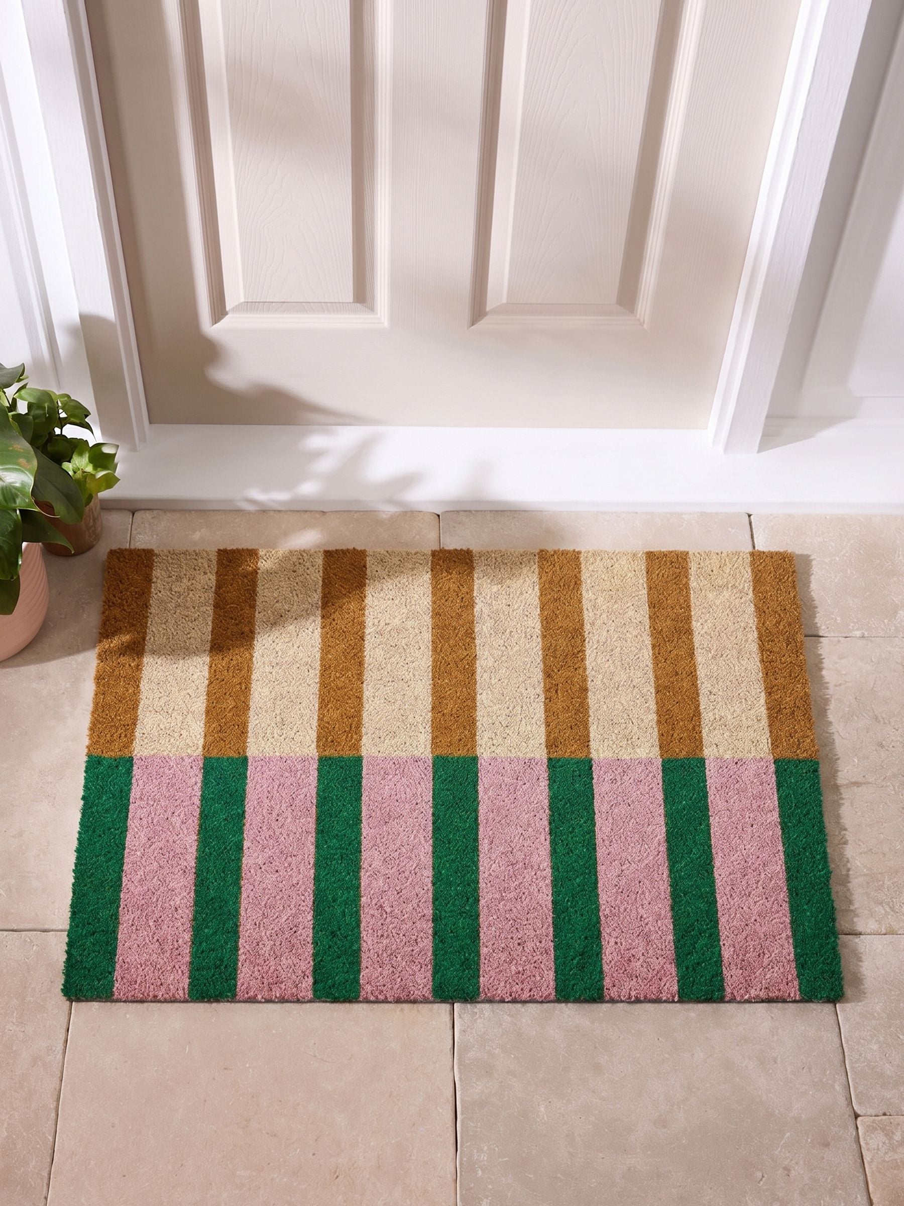 MADE.COM Multi Terri doormat in natural coir, UK version
