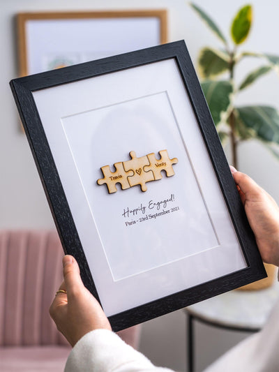 Next No Ordinary Gift Personalised Wooden Puzzle Pieces Print A5- Buy online at McGrocer