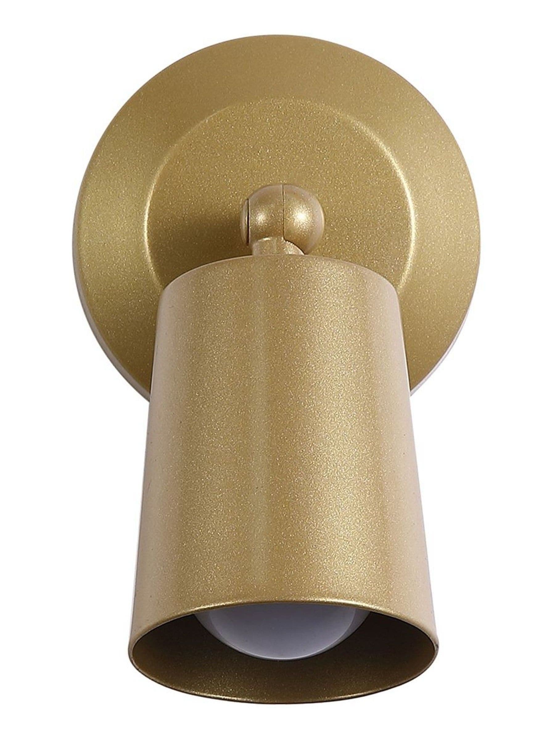 Searchlight gold rechargeable wall light 15cm, imported from the UK