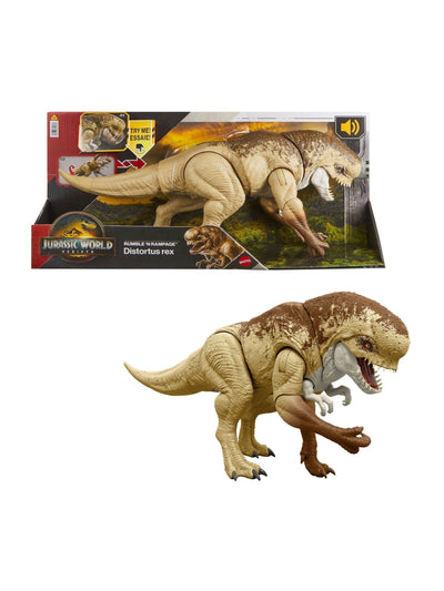Next Mattel Games Jurassic World Saga Rumble & Rampage Rex Action Figure- Buy online at McGrocer
