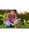 Mattel Jurassic World Rumble and Rampage Rex action figure - British product