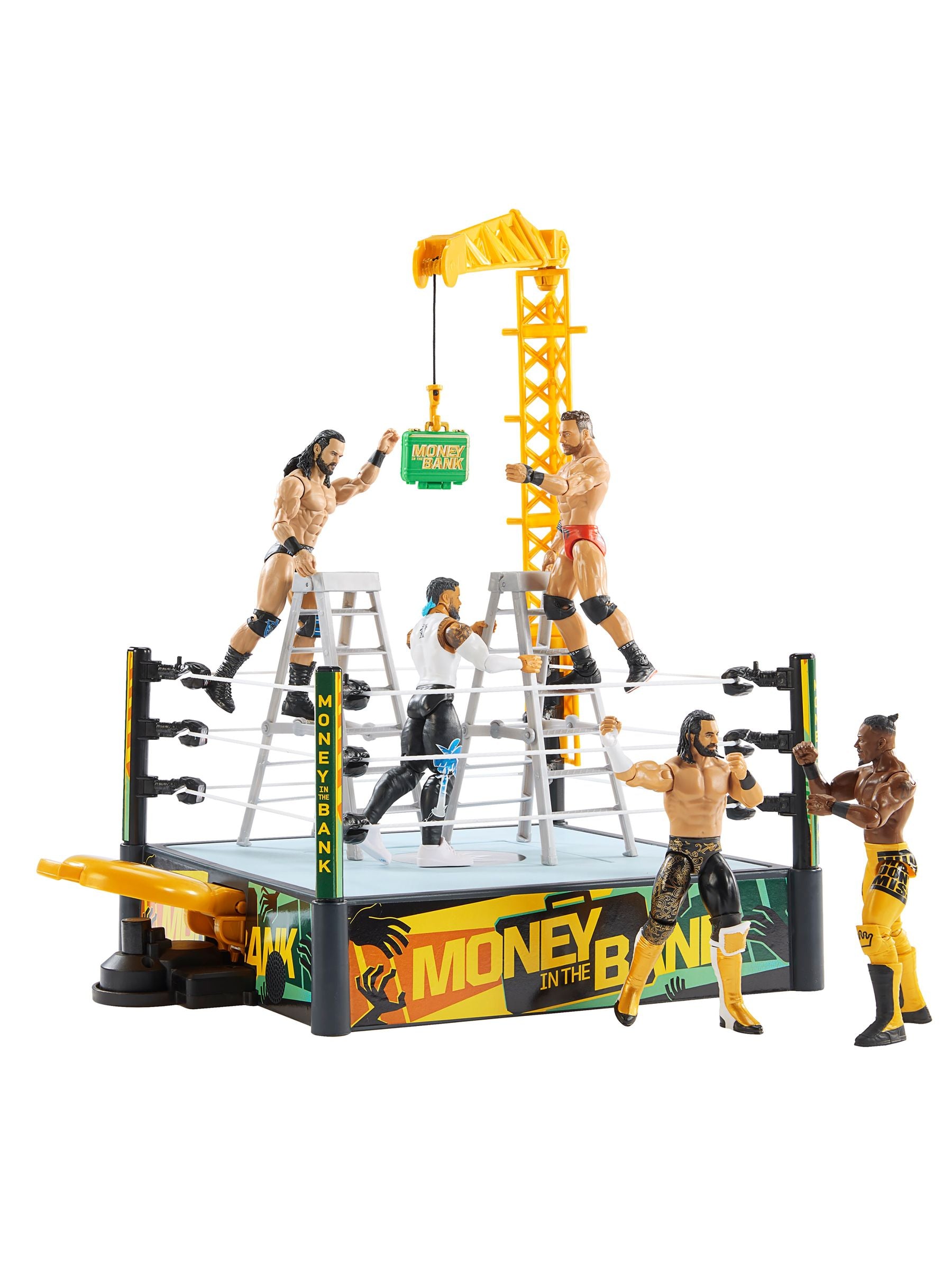 Mattel Money In The Bank Kickout Ring playset, UK version