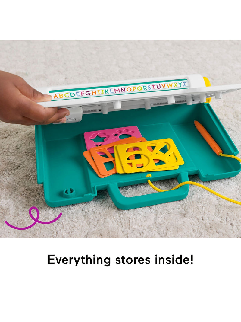 Fisher-Price Learn & Doodle Desk drawing board with stencils - British product