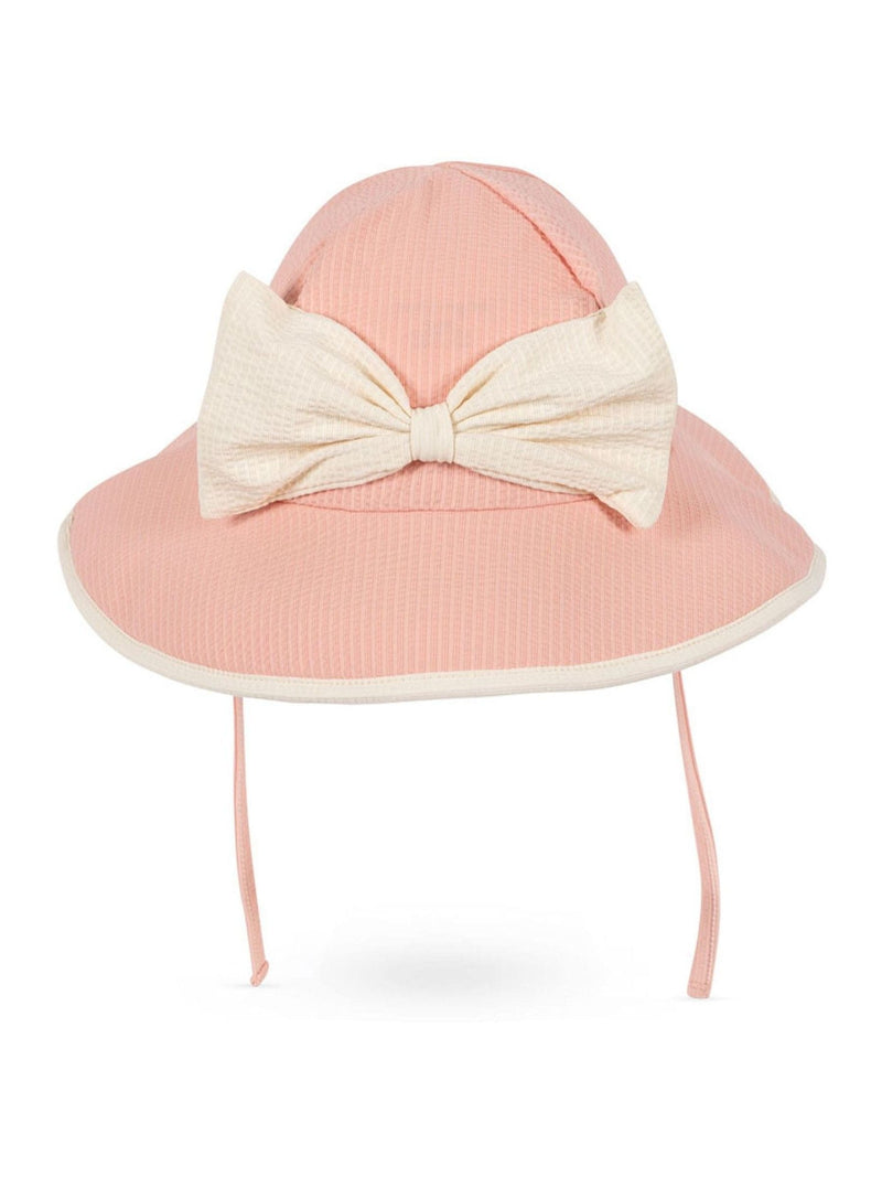 Konges Sløjd pink bow swim hat, UK version