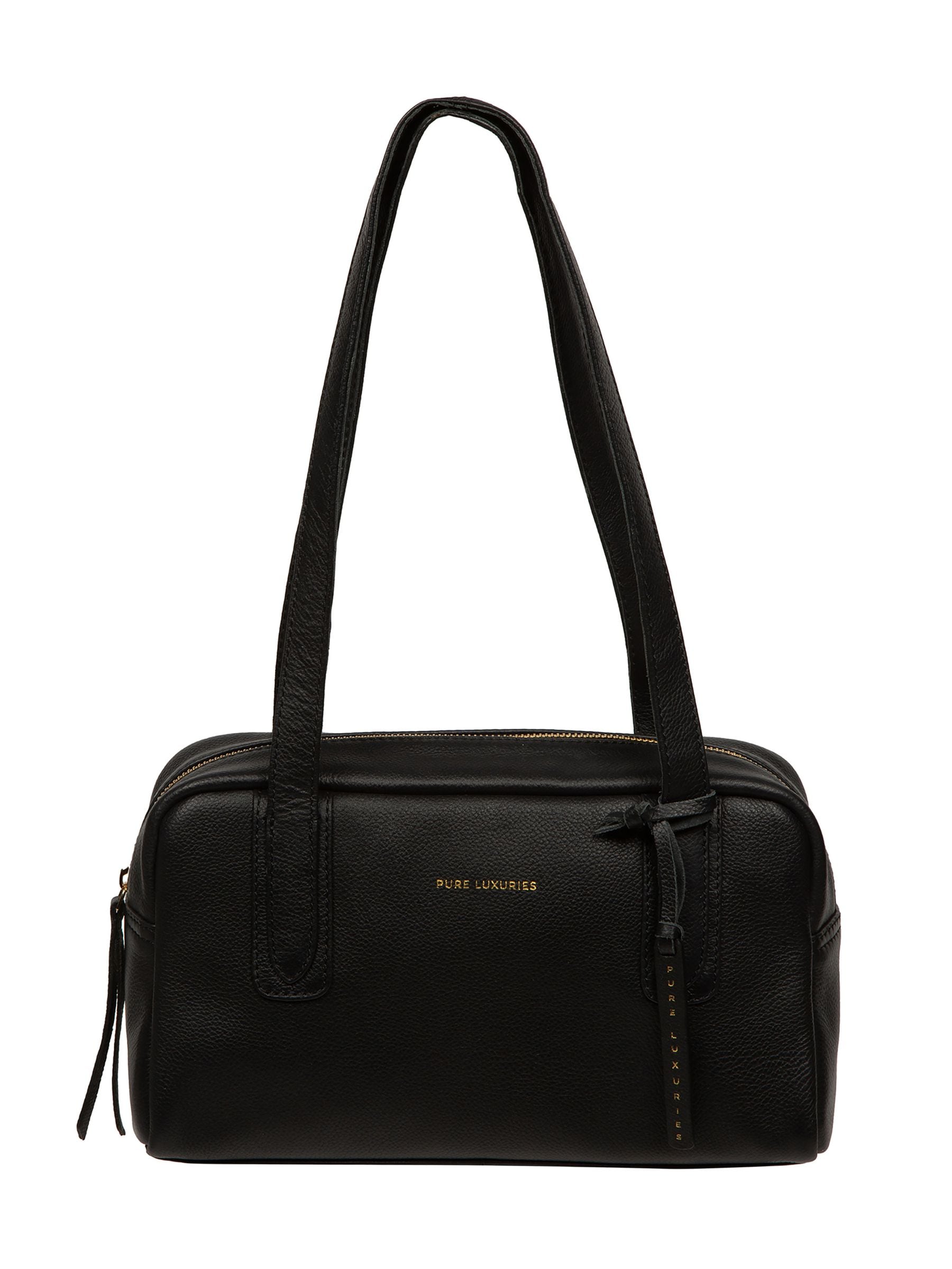 Pure Luxuries Fenella black leather handbag (British brand)