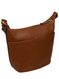 Pure Luxuries London brown leather Wittering shoulder bag - British product
