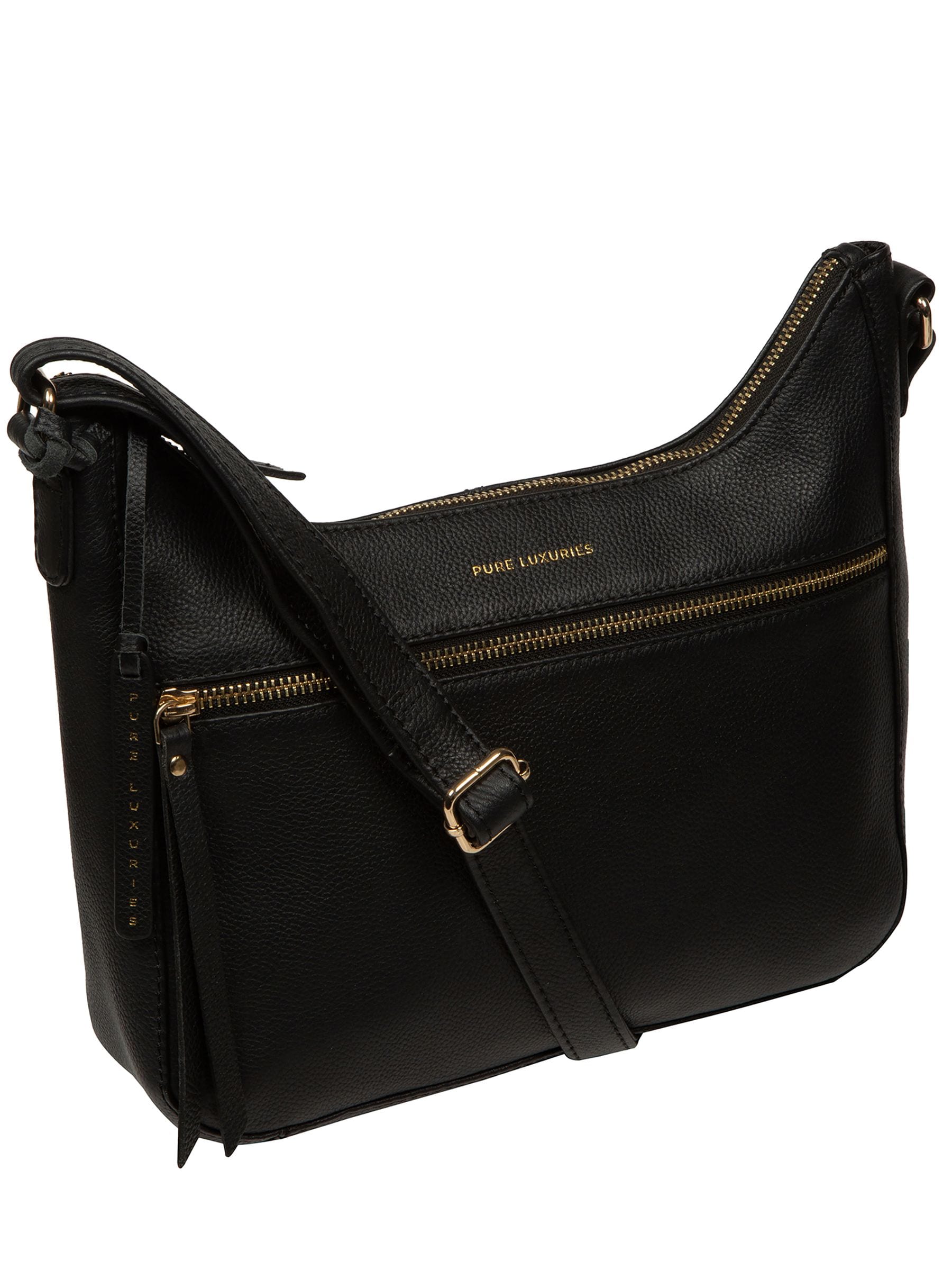 Pure Luxuries London cross-body bag black Nunwell, imported from the UK
