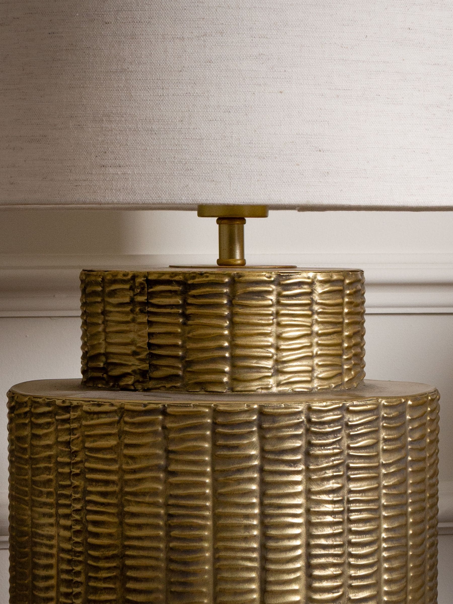 Voyage Maison gold Rhiamon table lamp 54cm, imported from the UK
