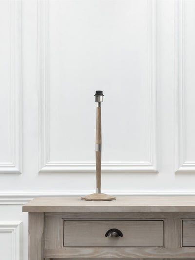 Next Voyage Maison Grey Solensis Table Lamp Base- Buy online at McGrocer