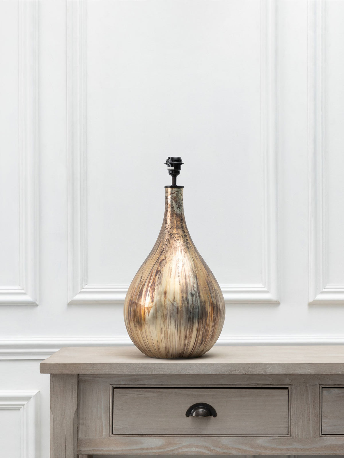 Voyage Maison Glass Allegra table lamp base, imported from the UK