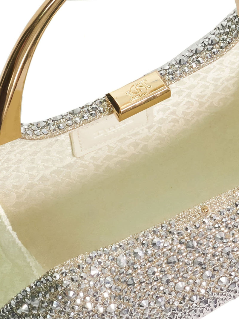 Dune London Gold Beamings clutch bag, British product