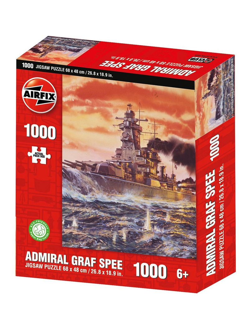 Airfix Admiral Graf Spee 1000 piece jigsaw puzzle - British product