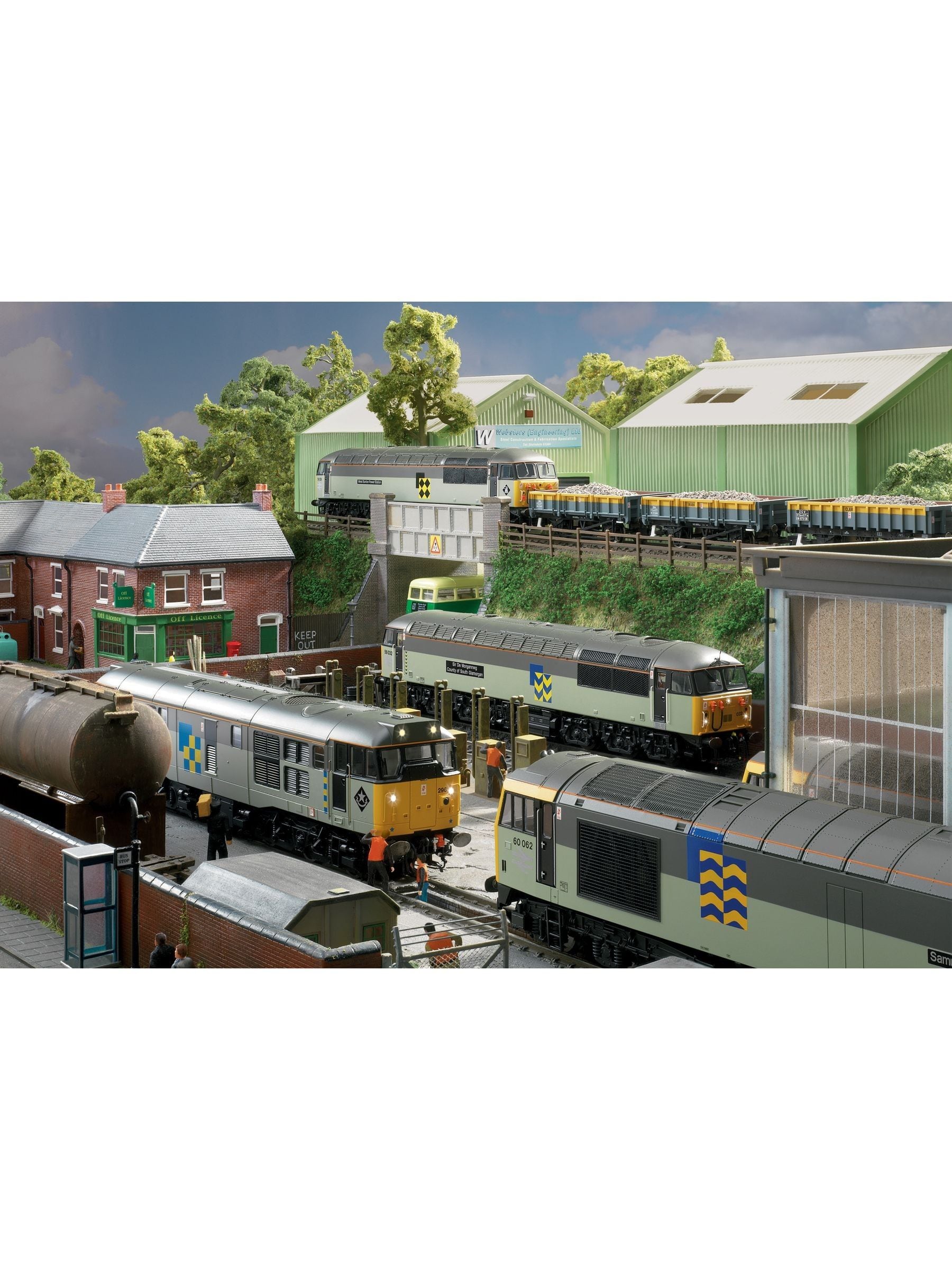 Kidikraft Hornby Diesel Depot jigsaw puzzle 1000 pieces - British product