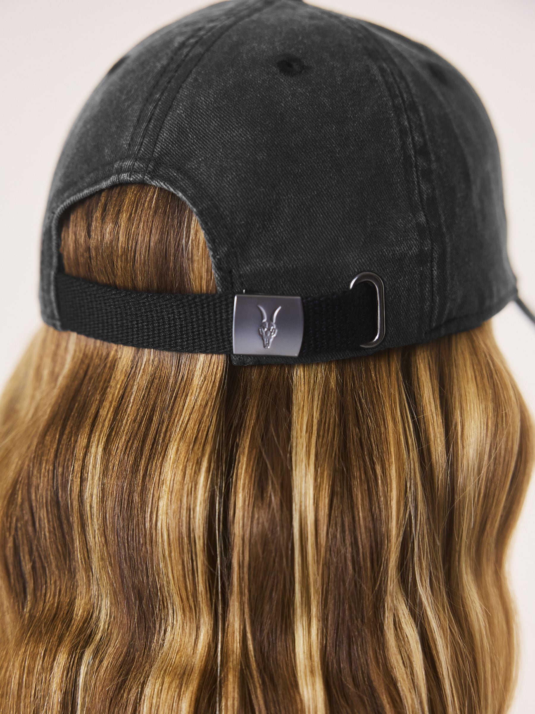 smALLSAINTS black pink logo baseball cap (British brand)
