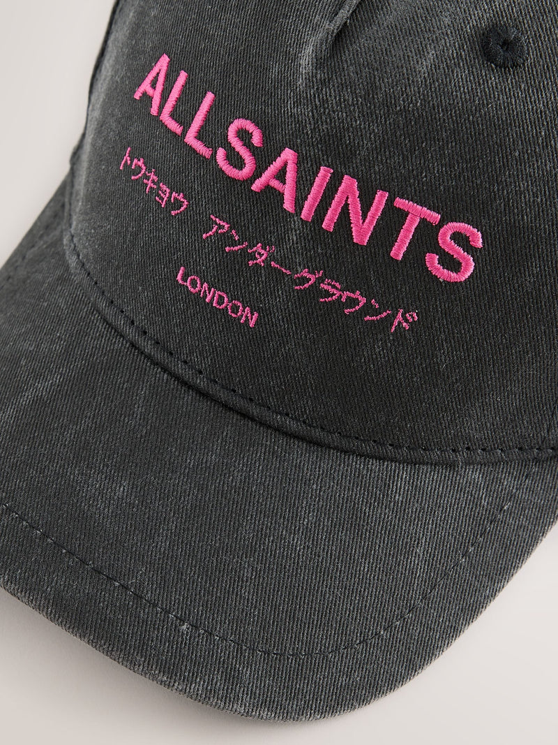 smALLSAINTS black pink logo baseball cap (British brand)