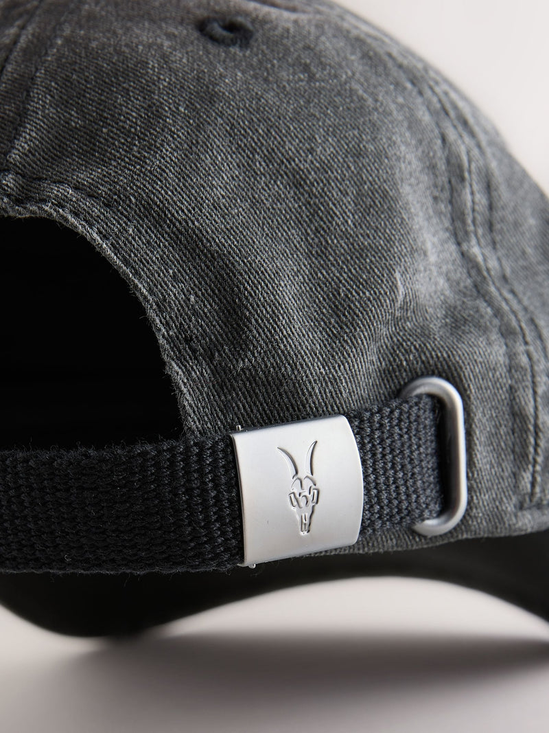 smALLSAINTS black pink logo baseball cap (British brand)