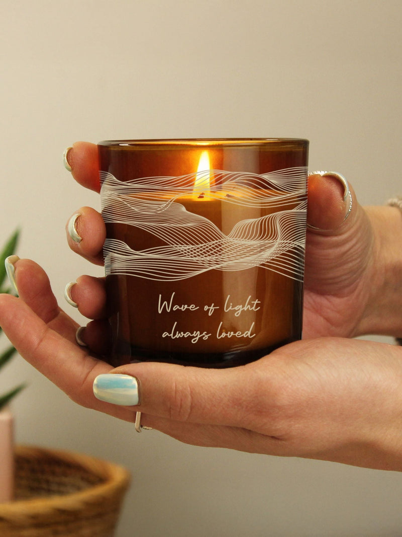 PMC personalised charity candle 8.5cm - British product