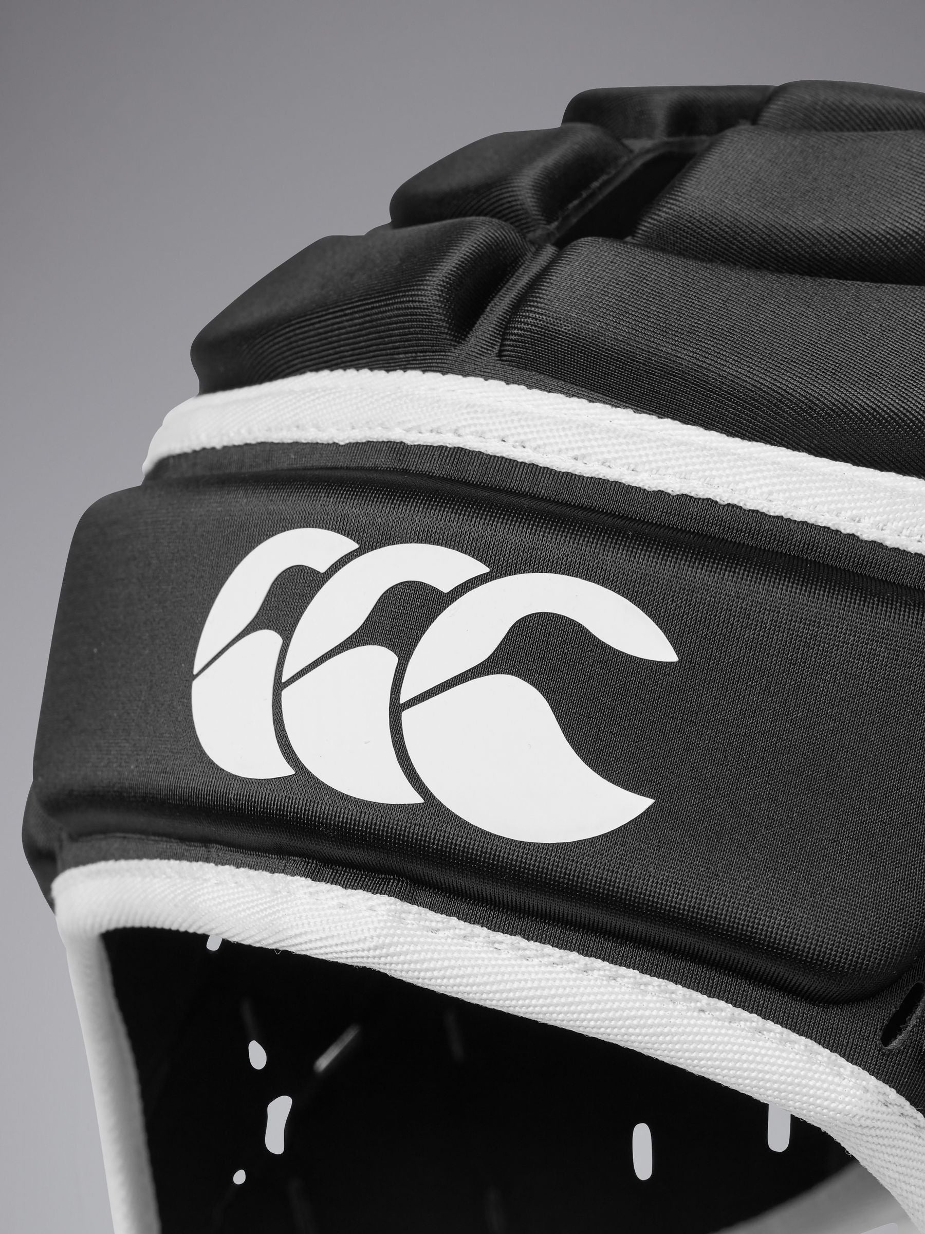 Canterbury black Core headguard sports equipment - British product