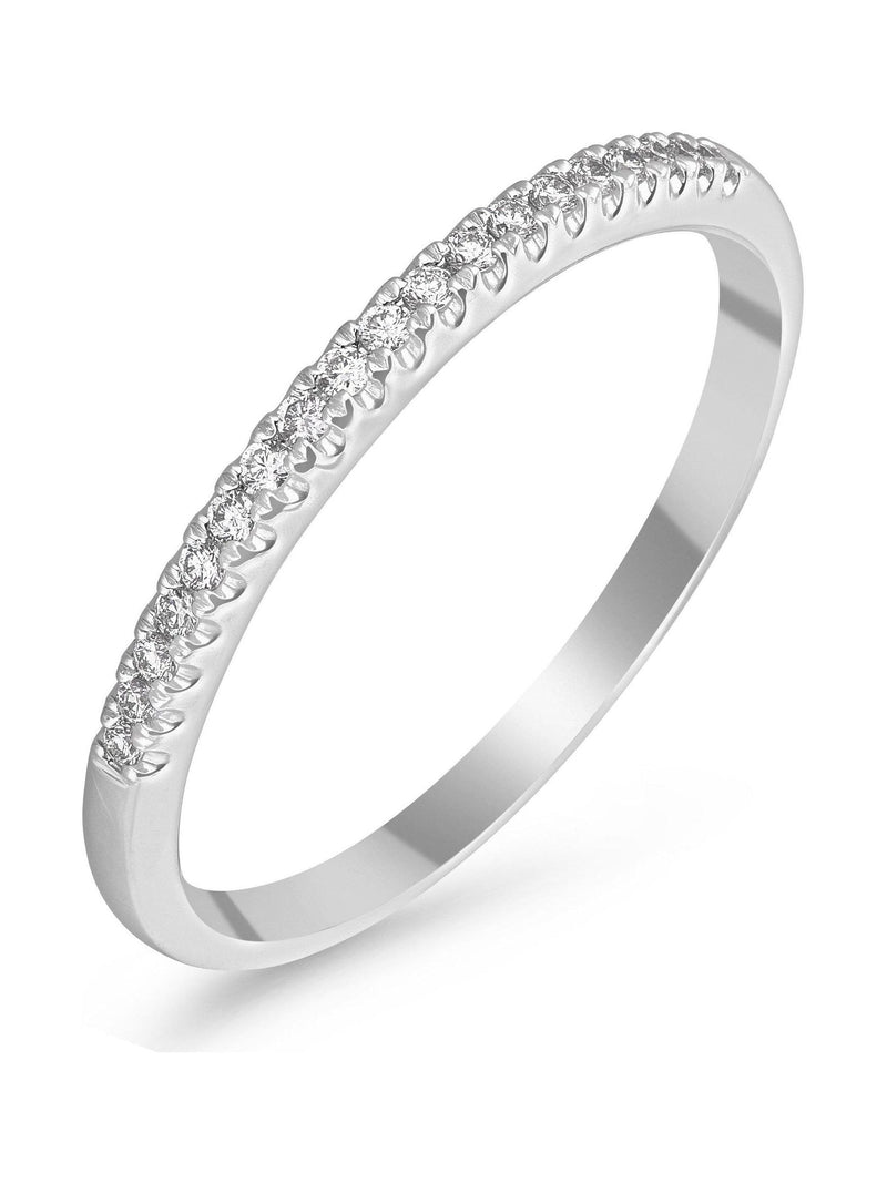 Beaverbrooks platinum diamond wedding ring 1.5mm - British product
