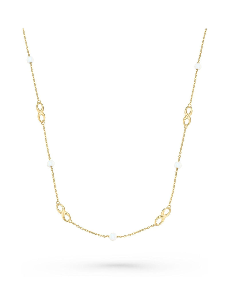 Beaverbrooks gold pearl necklace (British brand)