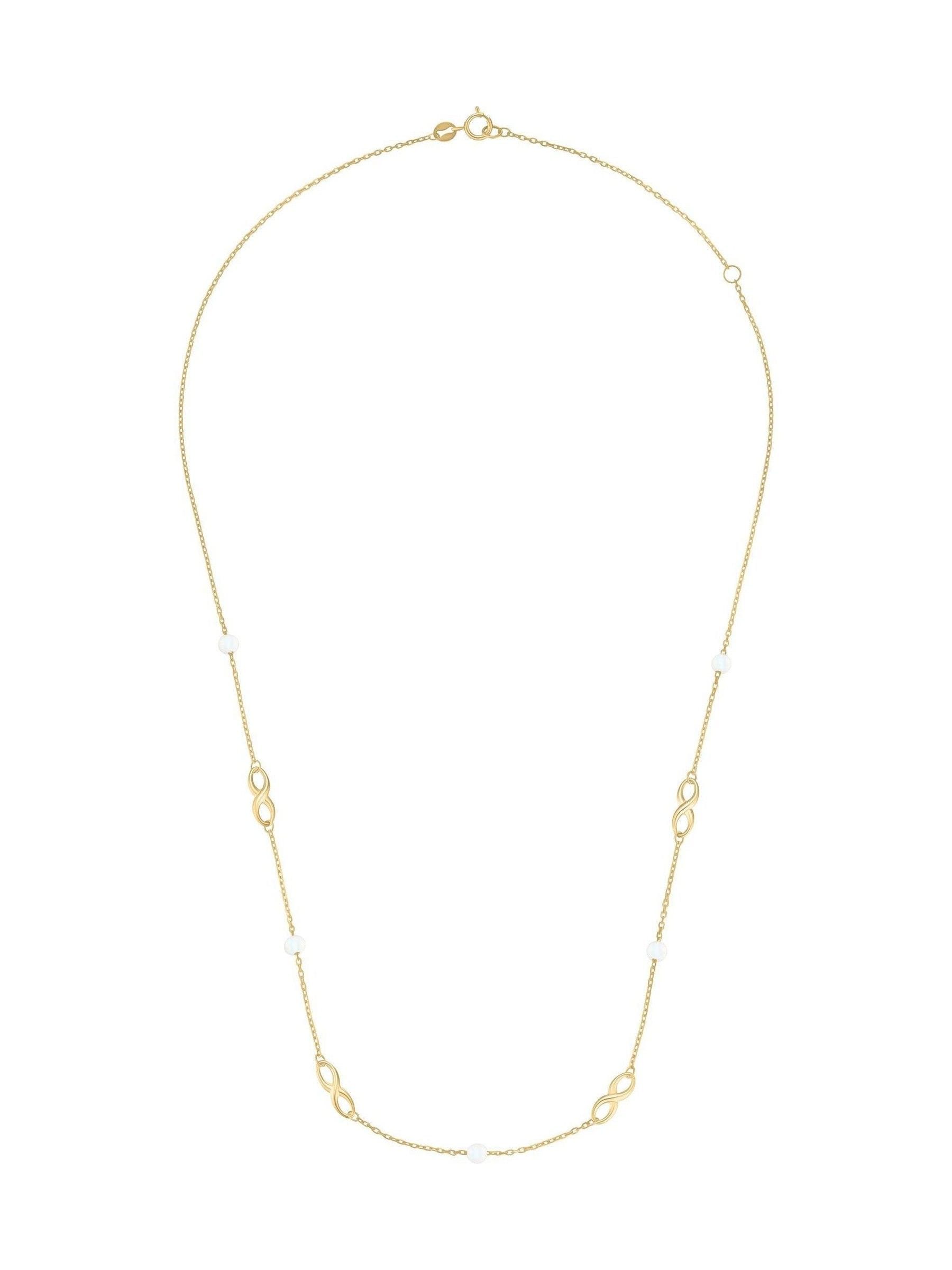 Beaverbrooks gold pearl necklace (British brand)