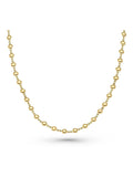 Beaverbrooks 9ct gold bead necklace - British product