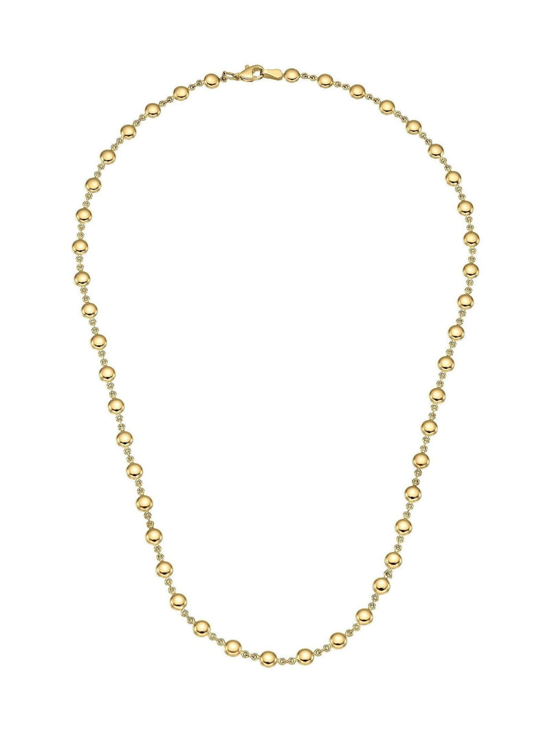 Beaverbrooks 9ct gold bead necklace - British product