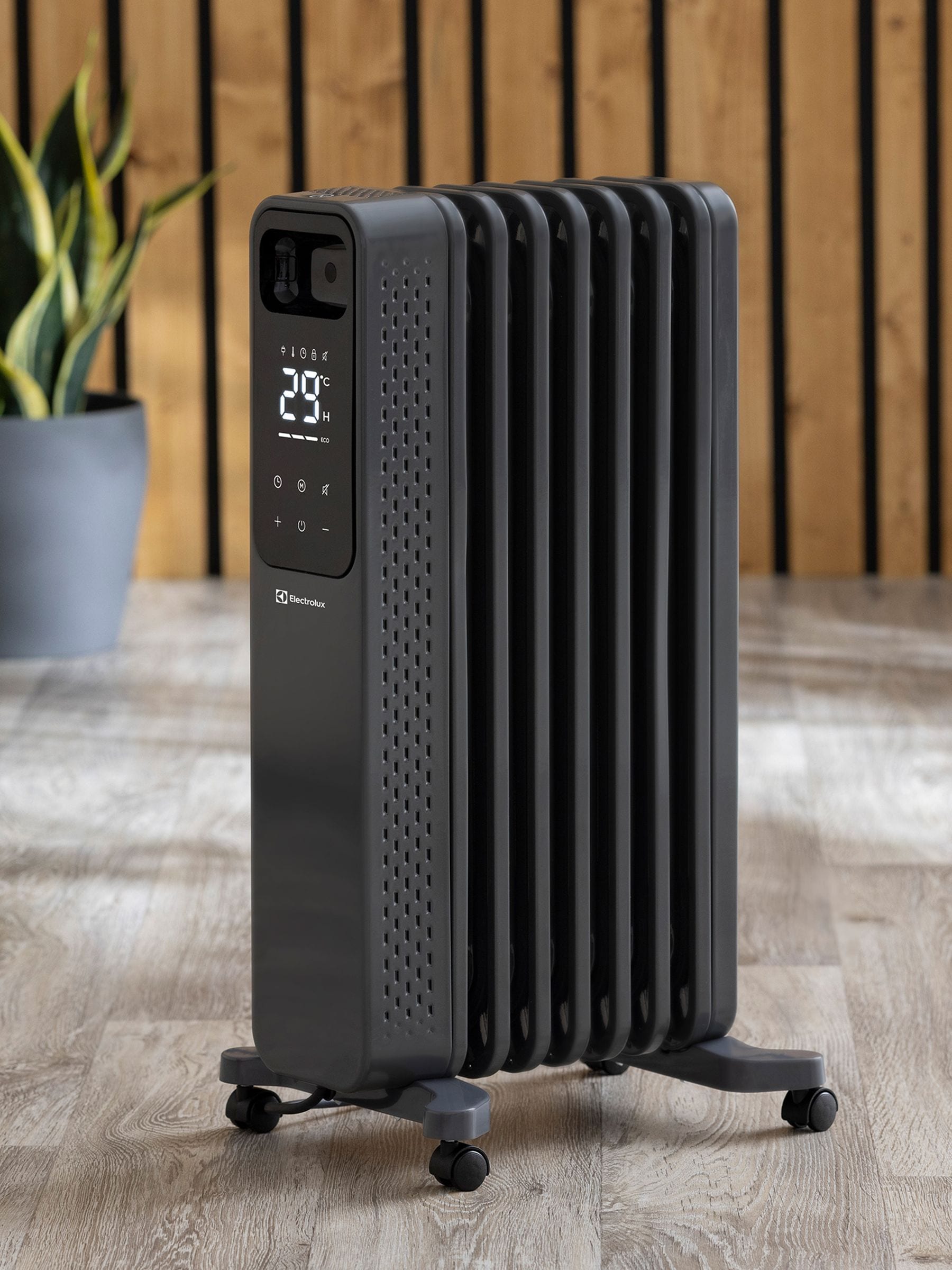 Electrolux Grey 1500W oil filled radiator, imported from the UK