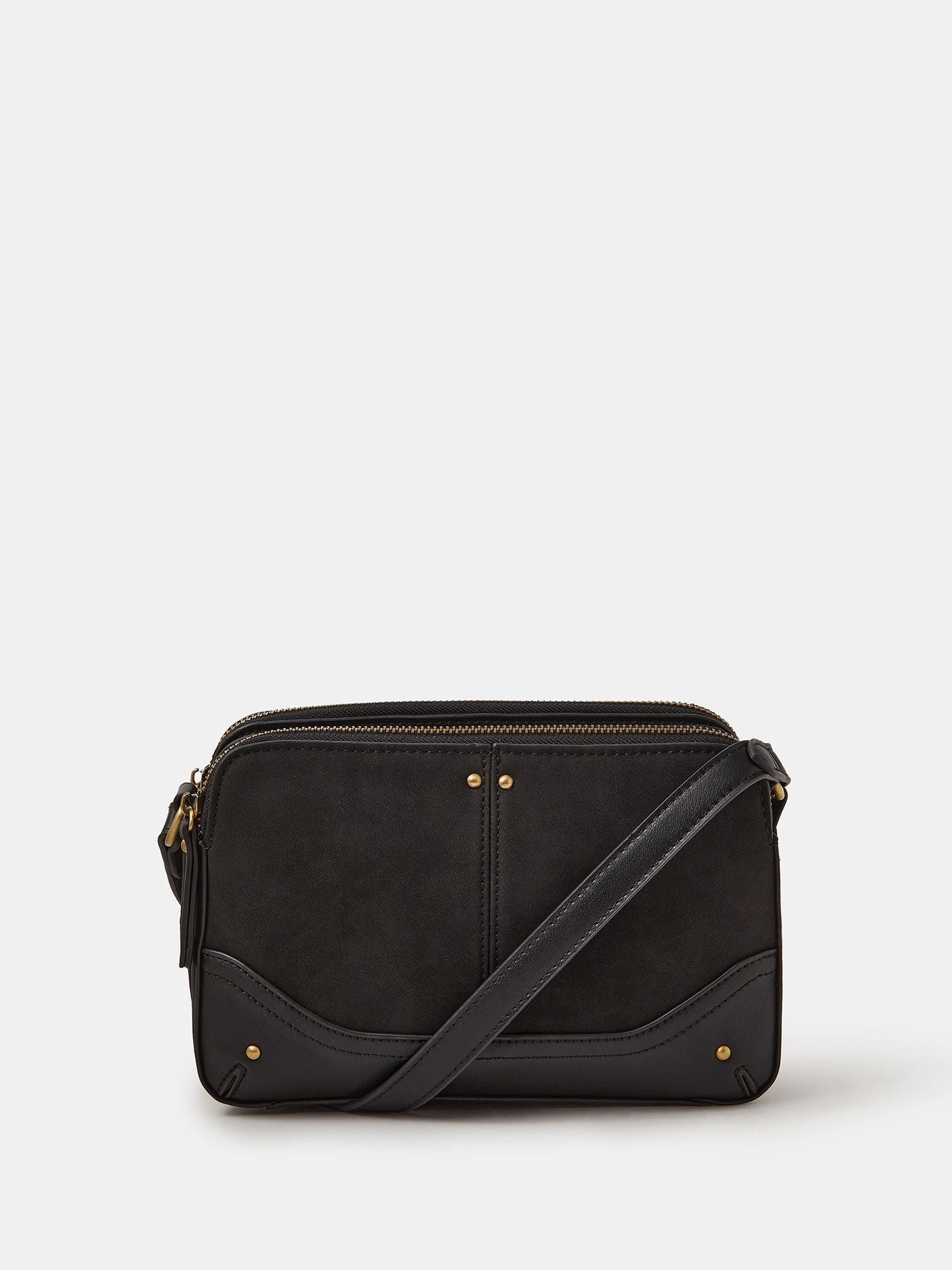 Accessorize black Western cross-body bag, imported from the UK