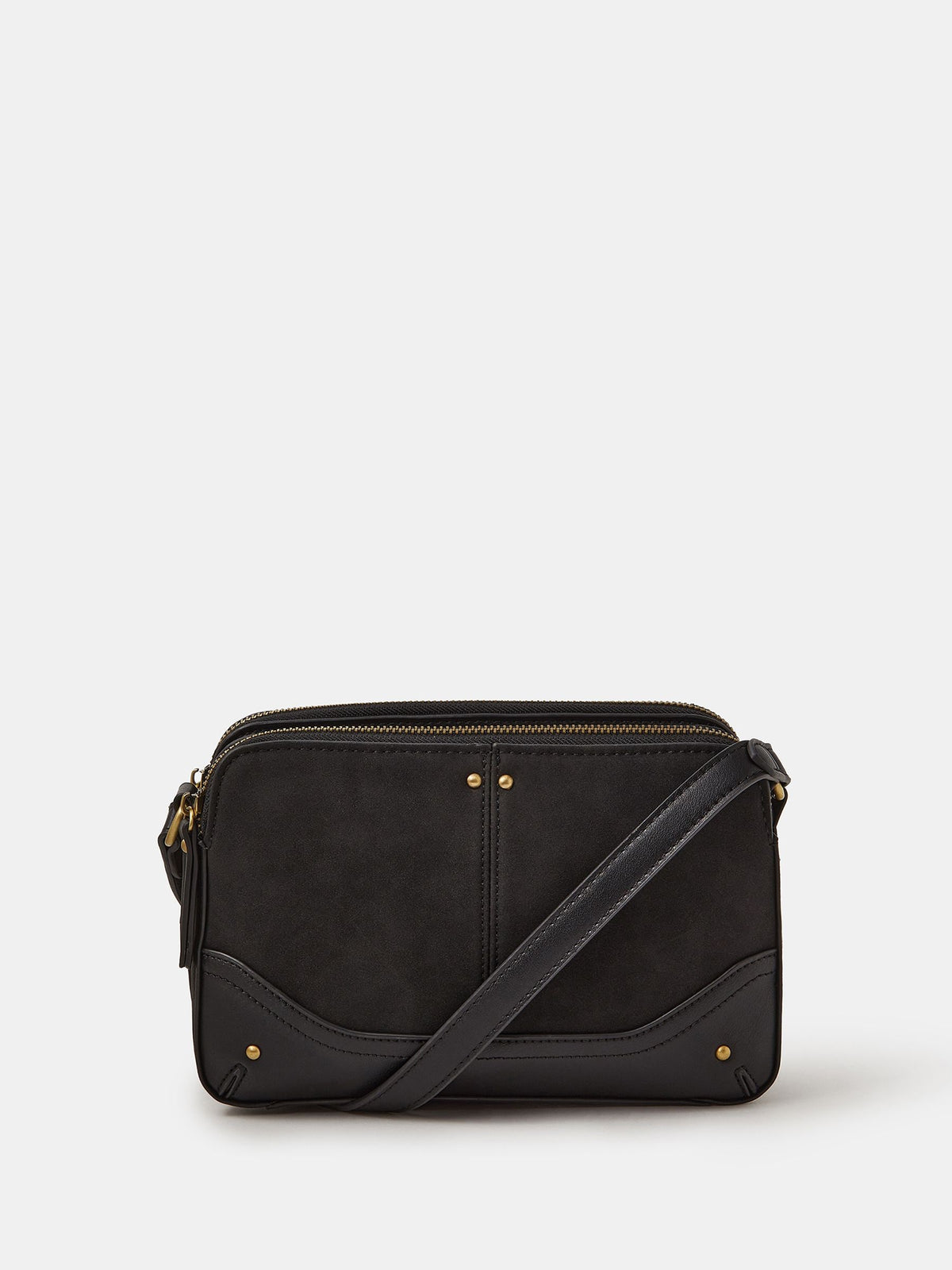 Accessorize black Western cross-body bag, imported from the UK
