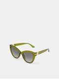 Accessorize green cat eye sunglasses for women (British brand)
