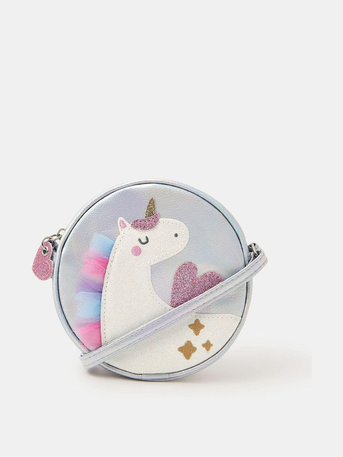 Angels By Accessorize silver unicorn crossbody bag, UK version