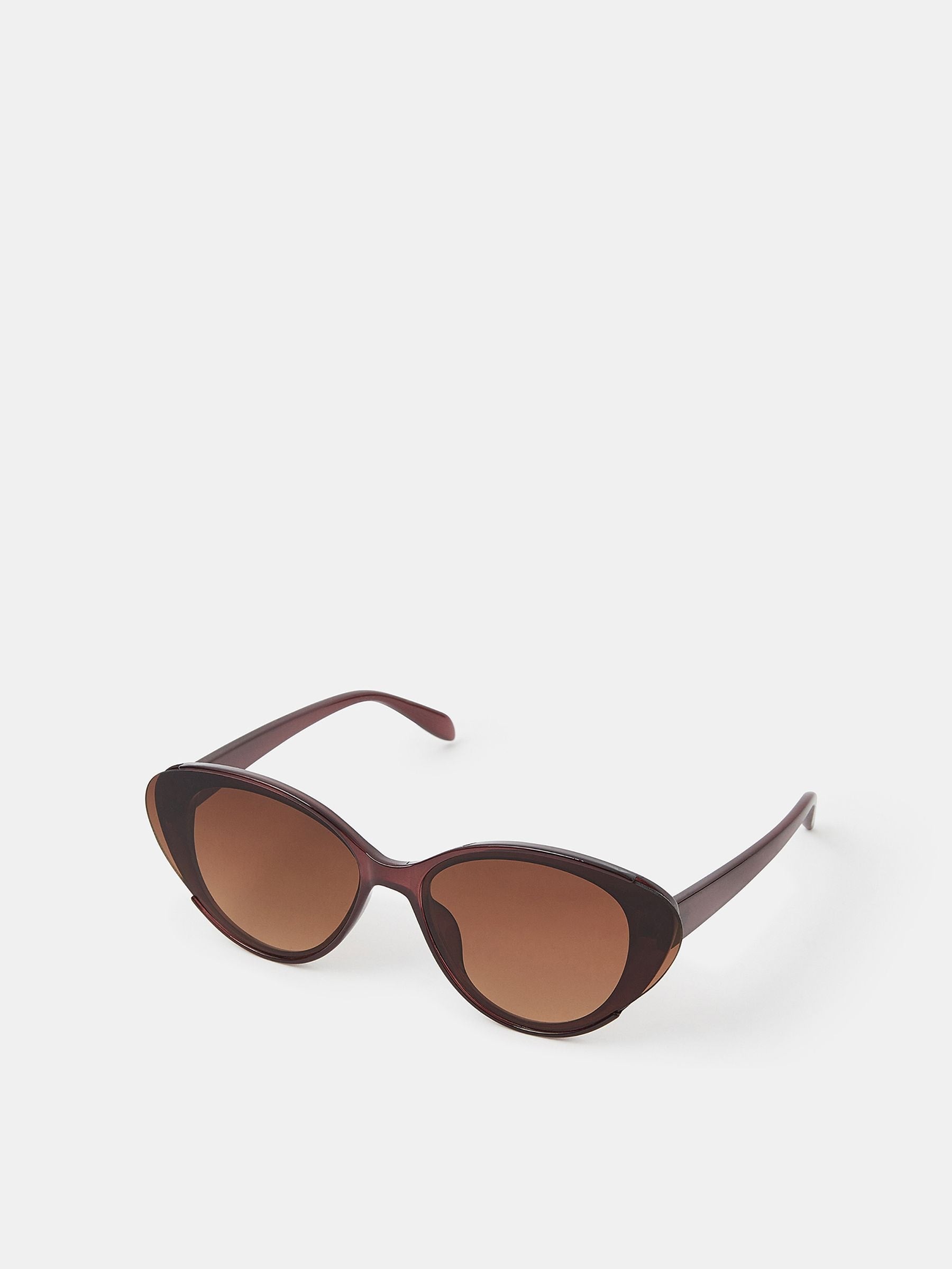 Accessorize purple oval cat eye sunglasses (British brand)
