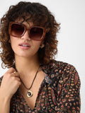 Accessorize brown retro oversized square sunglasses imported from the UK