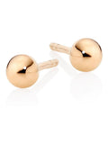 Beaverbrooks 9ct gold ball earrings 5mm - British product