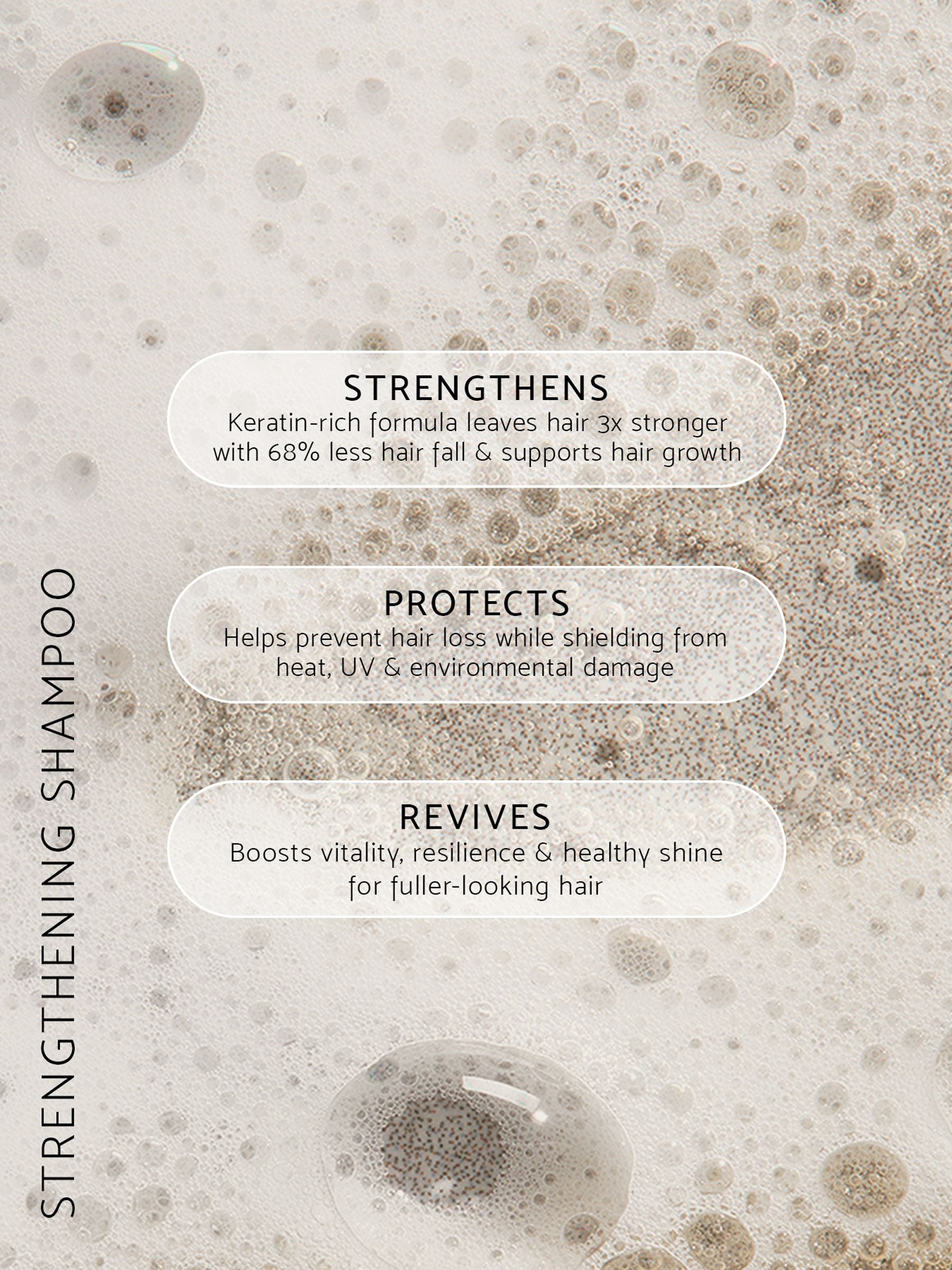 Percy & Reed strengthening shampoo 250ml, imported from the UK