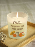 PMC personalised autumn pumpkin candle jar, imported from the UK