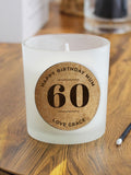 PMC personalisable birthday candle jar, UK version
