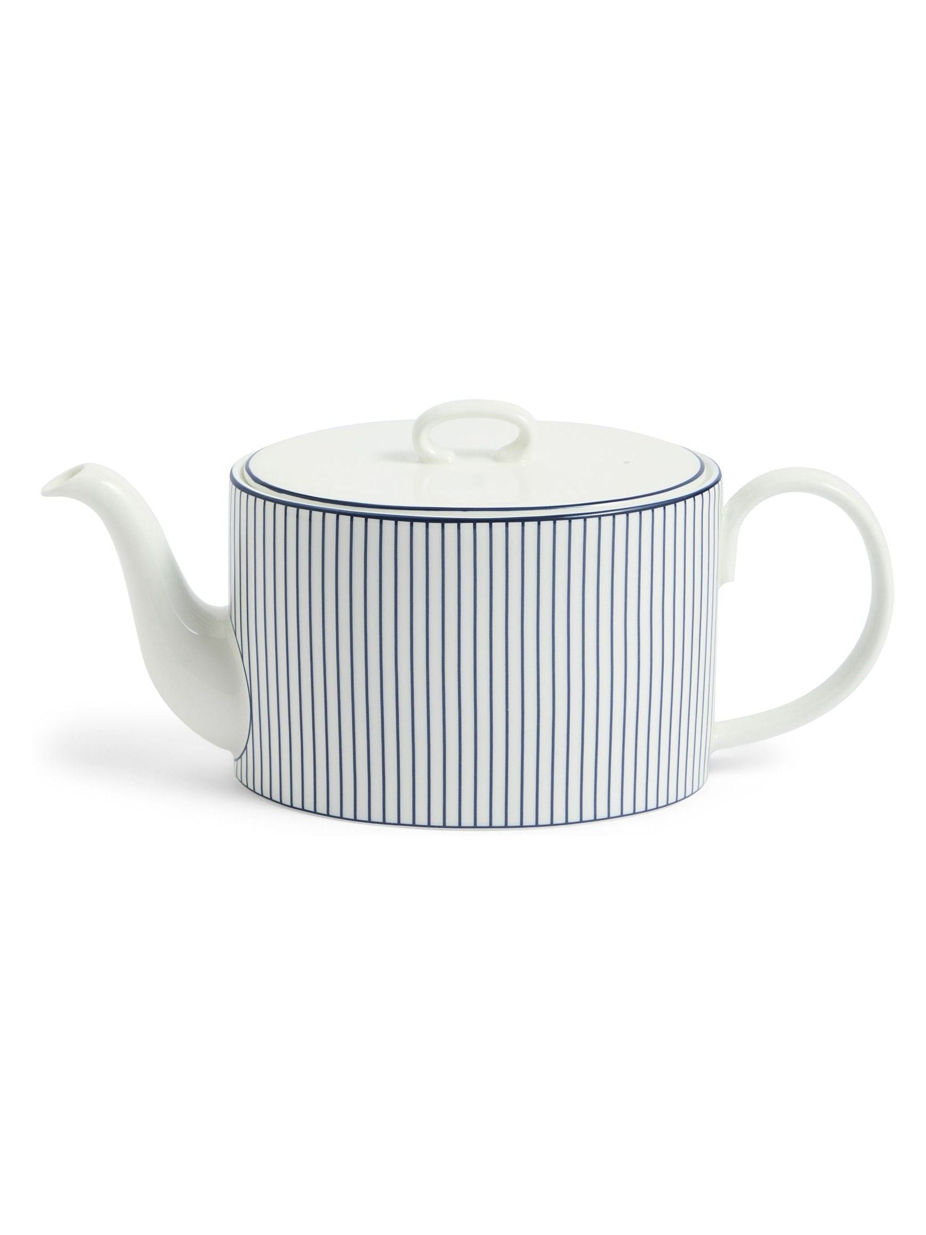 Wedgwood Gio pinstripe teapot 940ml, UK version