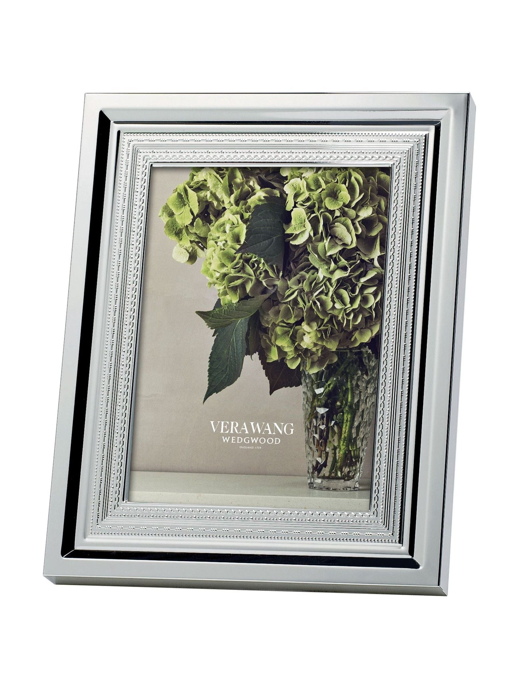 Wedgwood Vera Wang With Love silver picture frame 5x7in (British brand)