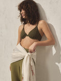 Ecru Cream Multiway Scarf Sarong With Tassels