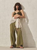 Ecru Cream Multiway Scarf Sarong With Tassels