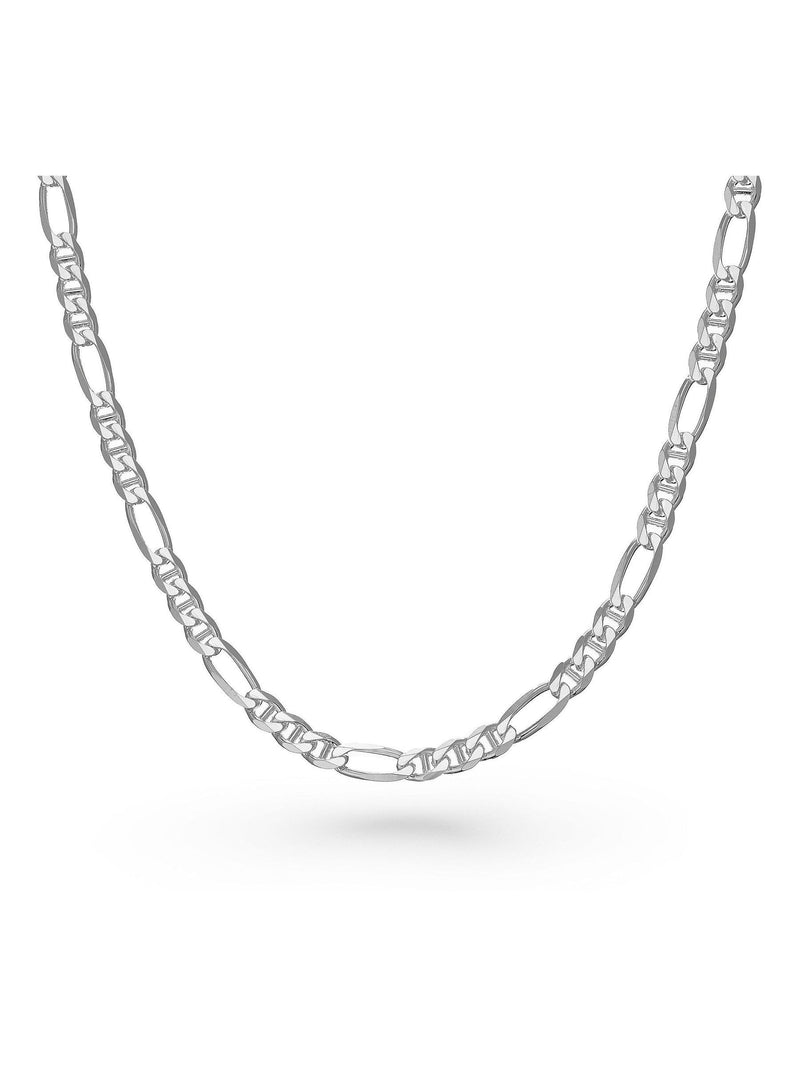 Beaverbrooks Silver Figaro necklace 50cm - British product
