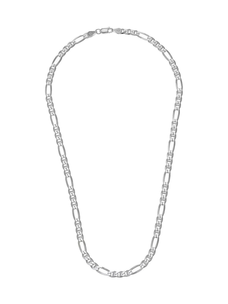 Beaverbrooks Silver Figaro necklace 50cm - British product