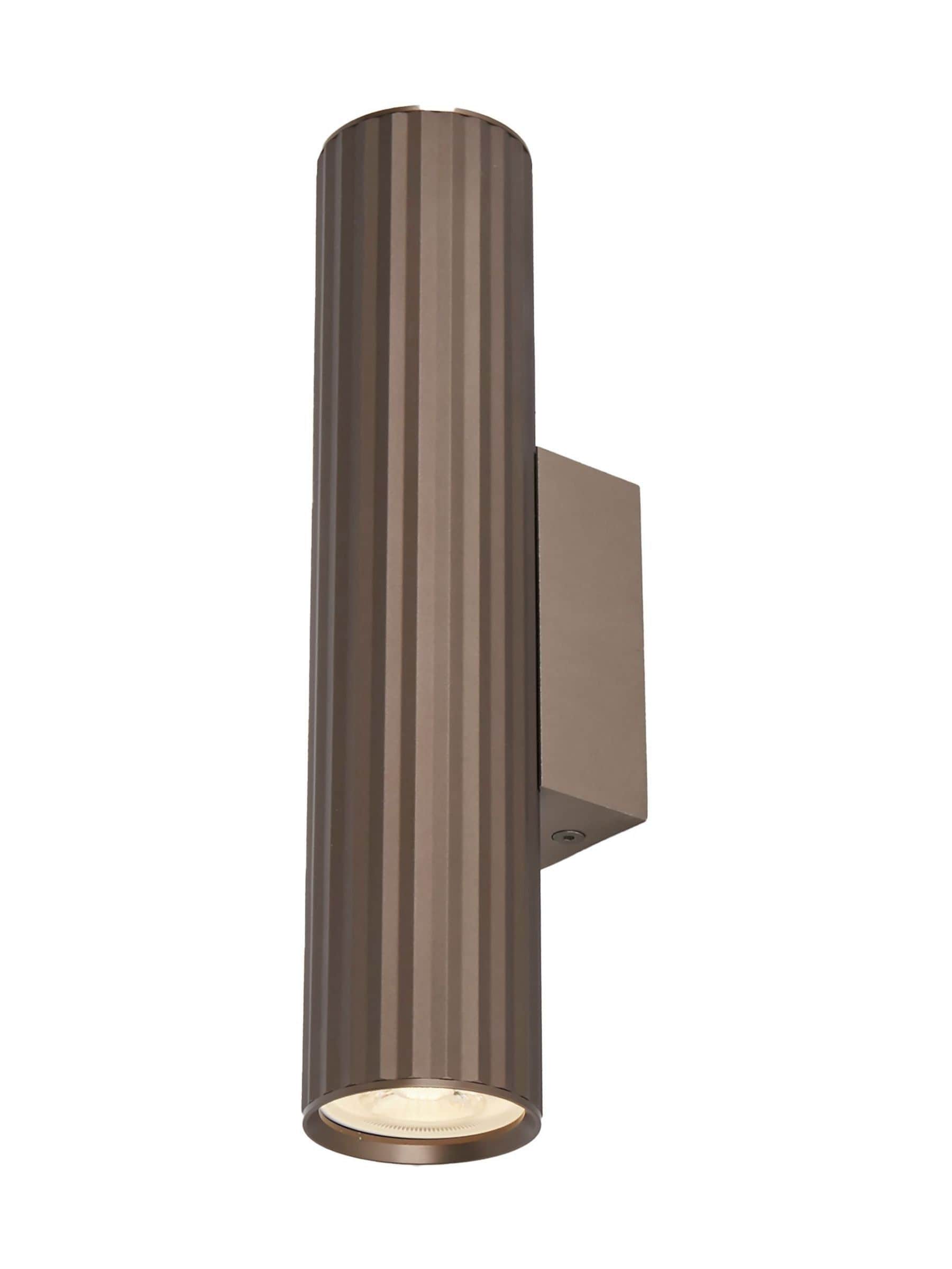 Searchlight bronze fluted wall light, imported from the UK