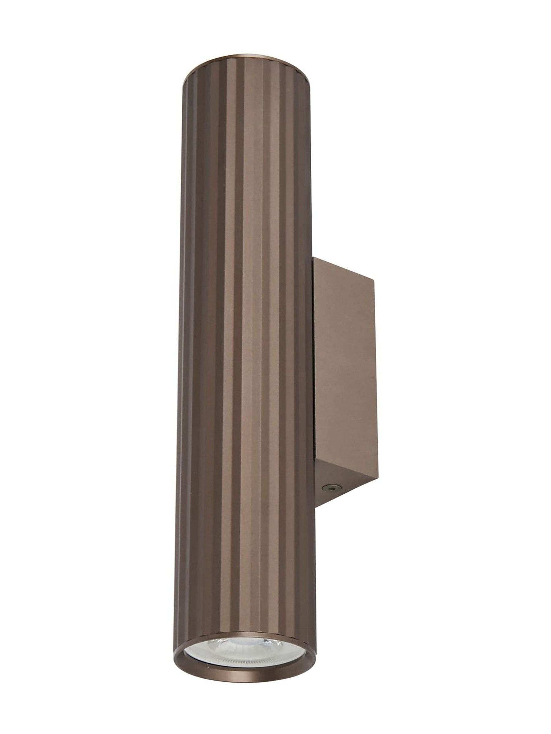 Searchlight bronze fluted wall light, imported from the UK