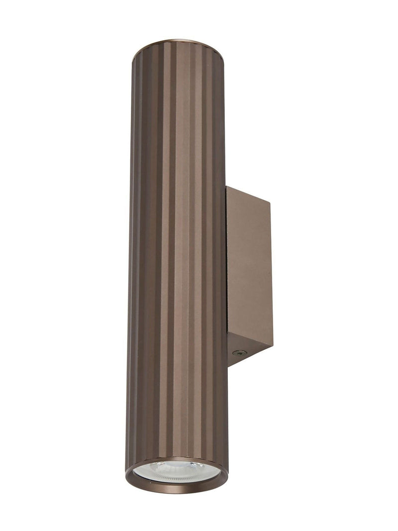 Searchlight bronze fluted wall light, imported from the UK